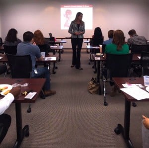 Female Chiropractor Irvine CA Desiree Edlund Lunch Learn